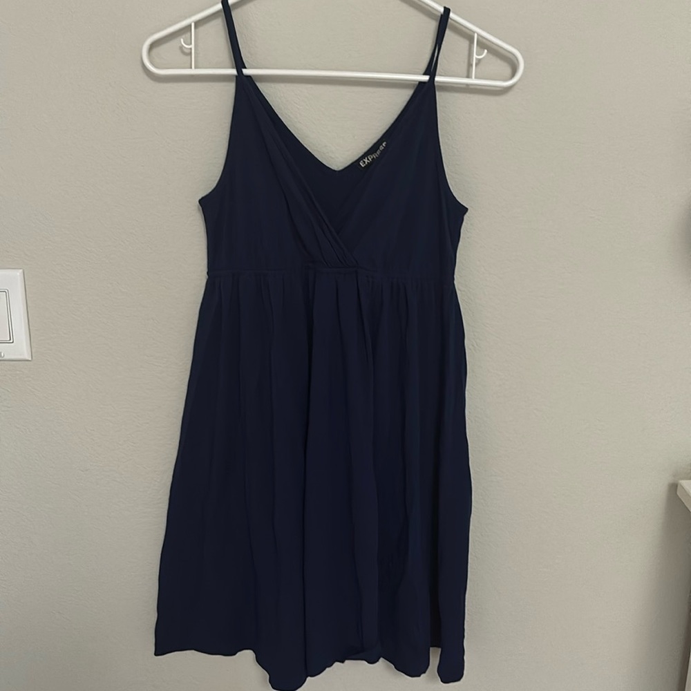 Express blue summer dress S
